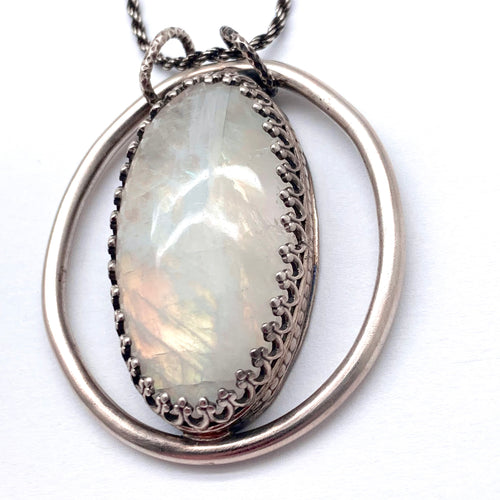 Carro - Moonstone and Sterling Silver Necklace
