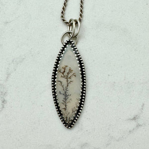 Divinity - Dendrite and Sterling Silver Necklace