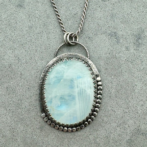 Marina - Moonstone and Sterling Silver Necklace