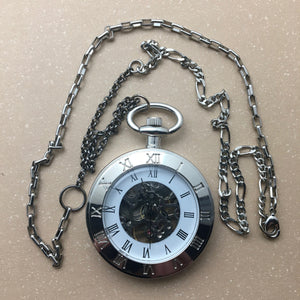Prometheus Pocket Watch Necklace - Silver
