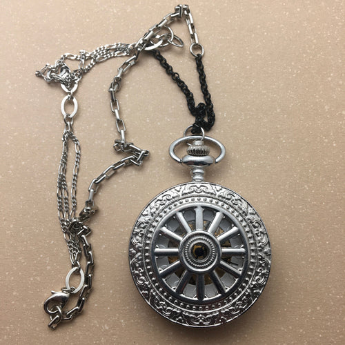 Pandora Pocket Watch Necklace - Silver